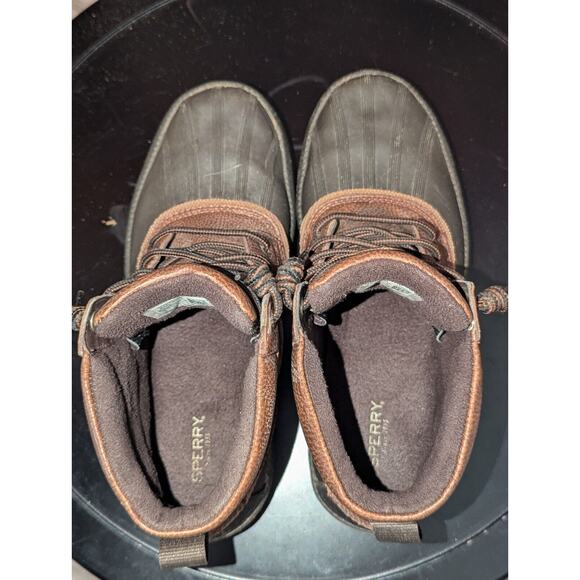 Sperry Top-Sider Boot Mens 8 Brown Coffee Cold Bay Chukka Leather And Rubber - Picture 11 of 11